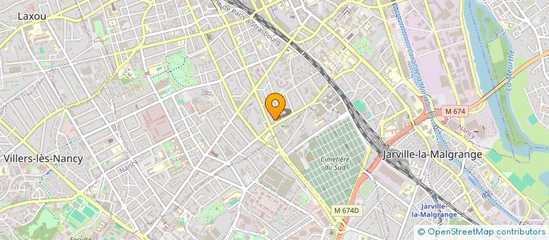 localisation de l'entreprise LA GOINFRE  NANCY