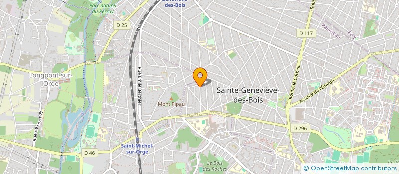 localisation de l'entreprise LA GOLFEANE à SAINTE-GENEVIEVE-DES-BOIS