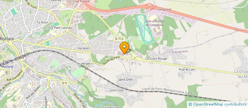 localisation de l'entreprise LA GOLFETTE à MORLAIX