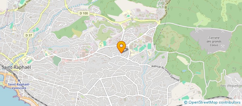 localisation de l'entreprise LA GOLOSA  SAINT-RAPHAEL