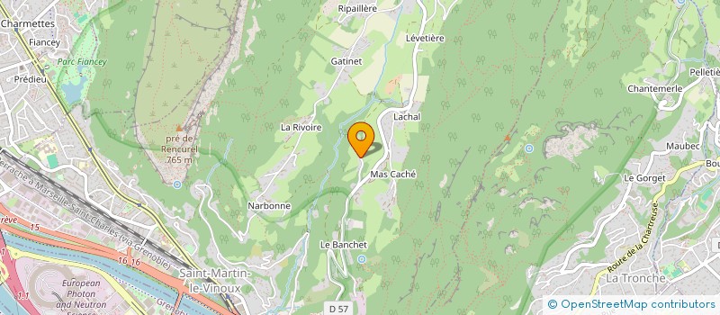 localisation de l'entreprise LA GOMMA  SAINT-MARTIN-LE-VINOUX