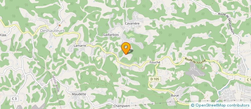 localisation de l'entreprise LA GONAVE  SAINTE-ANNE