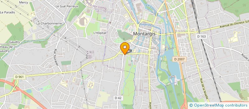 localisation de l'entreprise LA GONDOLA à MONTARGIS