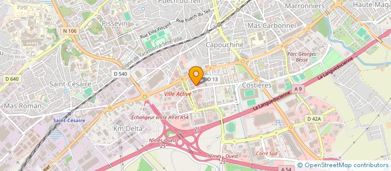 localisation de l'entreprise LA GONDOLE  NIMES