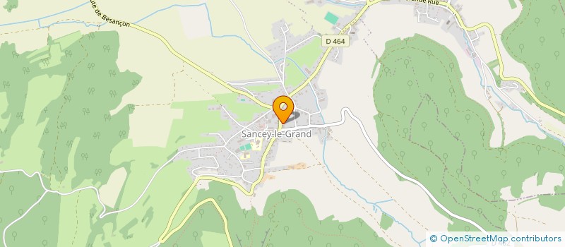 localisation de l'entreprise LA GONDOLE  SANCEY