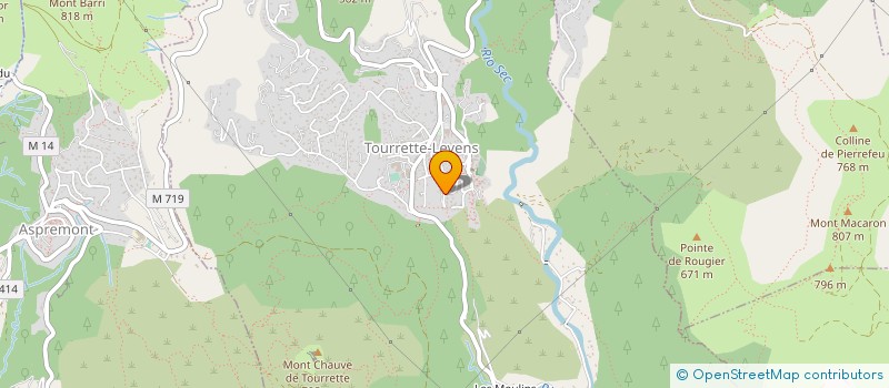 localisation de l'entreprise LA GORGHETTA à TOURRETTE-LEVENS