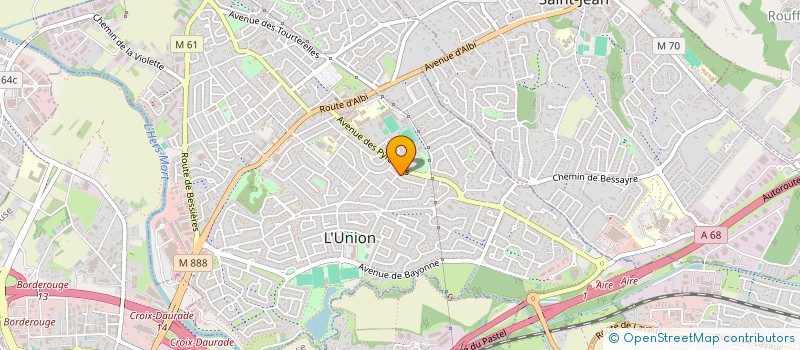 localisation de l'entreprise LA GORGUETTE à L'UNION