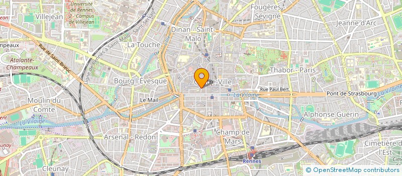 localisation de l'entreprise LA GOUAILLE à RENNES