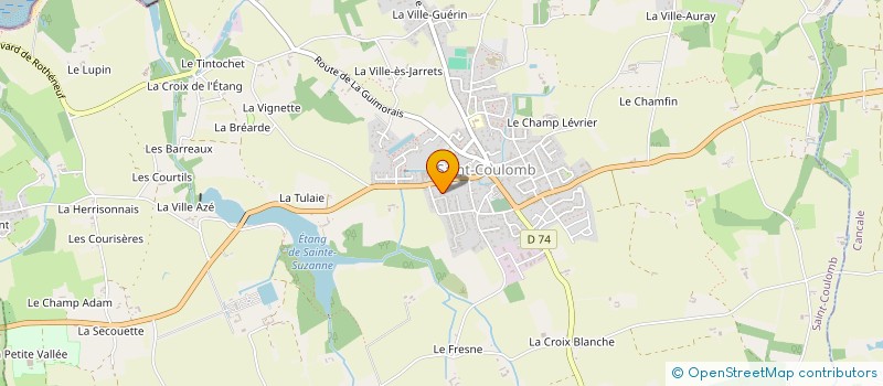 localisation de l'entreprise LA GOUESNIERE IMMO  SAINT-COULOMB
