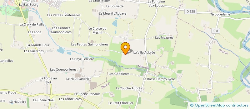 localisation de l'entreprise LA GOUFFRAY  MELESSE