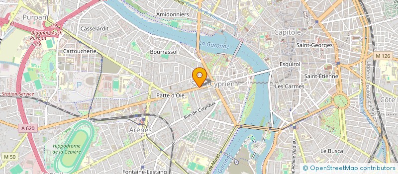 localisation de l'entreprise LA GOUGNOTTE à TOULOUSE