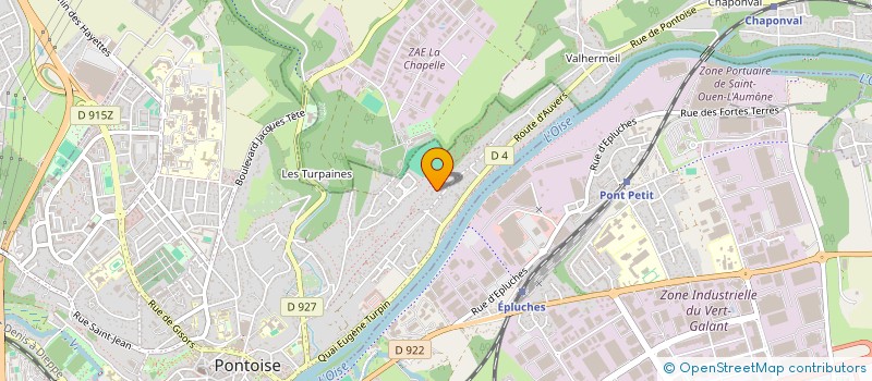 localisation de l'entreprise LA GOUJONNAISE ASS DE PECHE DE PONTOISE à PONTOISE