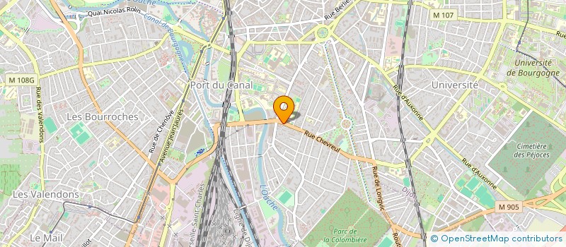 localisation de l'entreprise LA GOULAFIERE à DIJON