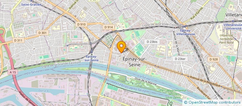 localisation de l'entreprise LA GOULETTE à EPINAY-SUR-SEINE