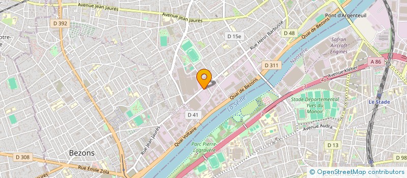 localisation de l'entreprise LA GOULETTE  ARGENTEUIL