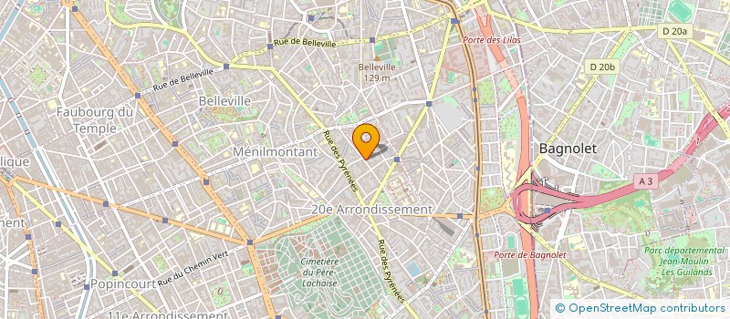 localisation de l'entreprise LA GOULETTE  PARIS