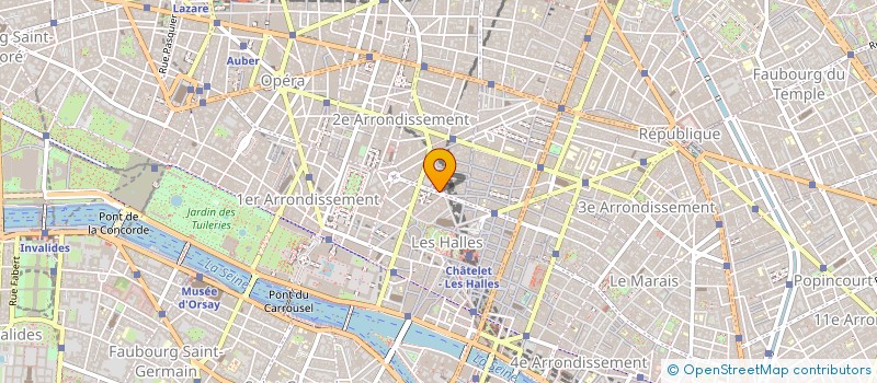 localisation de l'entreprise LA GOULETTE  PARIS