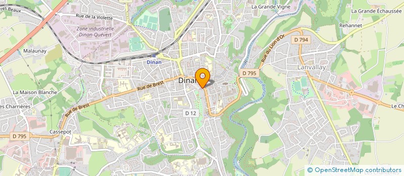 localisation de l'entreprise LA GOULETTE à DINAN