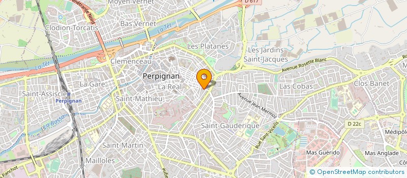 localisation de l'entreprise LA GOULETTE  PERPIGNAN