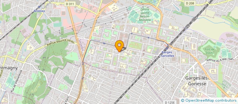 localisation de l'entreprise LA GOULETTE à SARCELLES