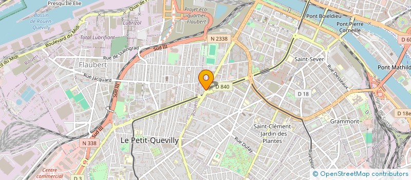 localisation de l'entreprise LA GOULETTE à ROUEN