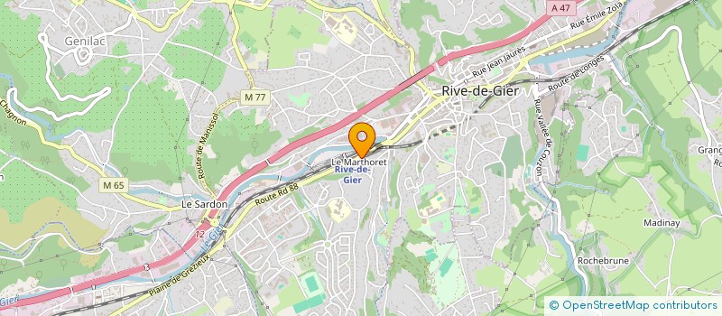 localisation de l'entreprise LA GOULETTE à RIVE-DE-GIER