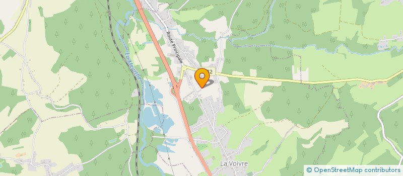 localisation de l'entreprise LA GOULOTTE  LA VOIVRE