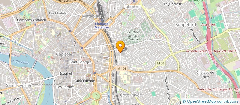 localisation de l'entreprise LA GOUPILLE à TOULOUSE