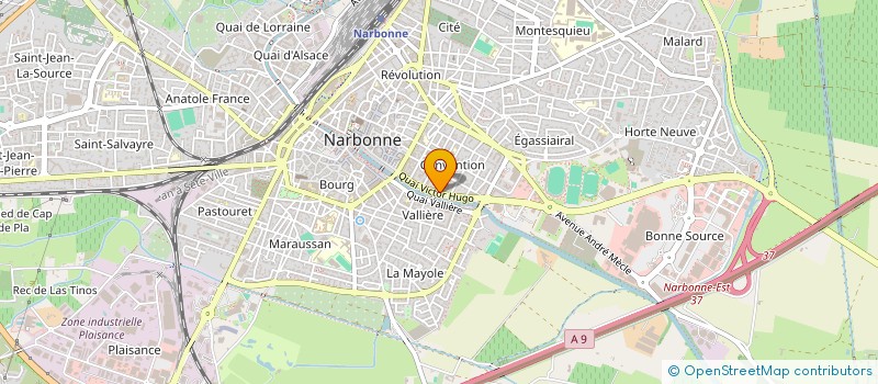 localisation de l'entreprise LA GOURDONNIERE à NARBONNE