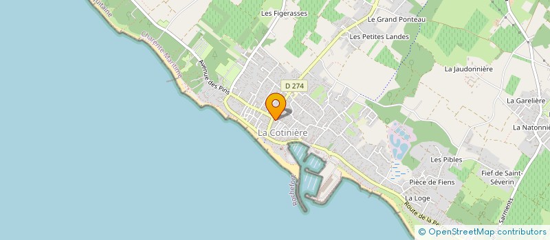 localisation de l'entreprise LA GOURGALE  SAINT-PIERRE-D'OLERON