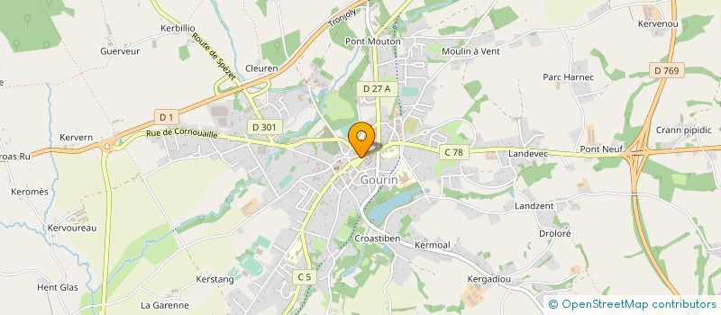 localisation de l'entreprise LA GOURINOISE CONTRE LE CANCER  GOURIN