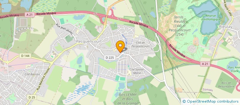 localisation de l'entreprise LA GOURMAN'DIGNE  PECQUENCOURT