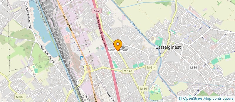 localisation de l'entreprise LA GOURMANDE  SAINT-ALBAN