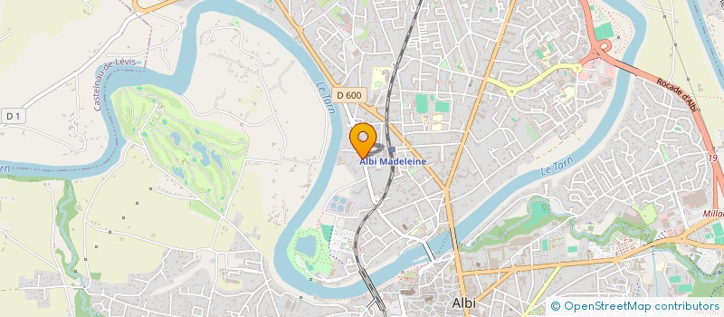 localisation de l'entreprise LA GOURMANDE à ALBI