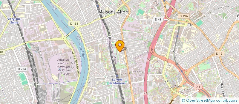 localisation de l'entreprise LA GOURMANDE à MAISONS-ALFORT