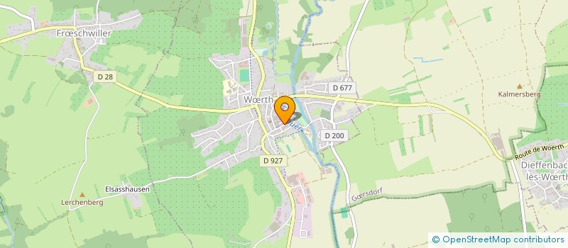 localisation de l'entreprise LA GOURMANDE  WRTH