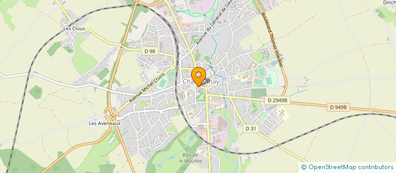 localisation de l'entreprise LA GOURMANDE à CHANTONNAY