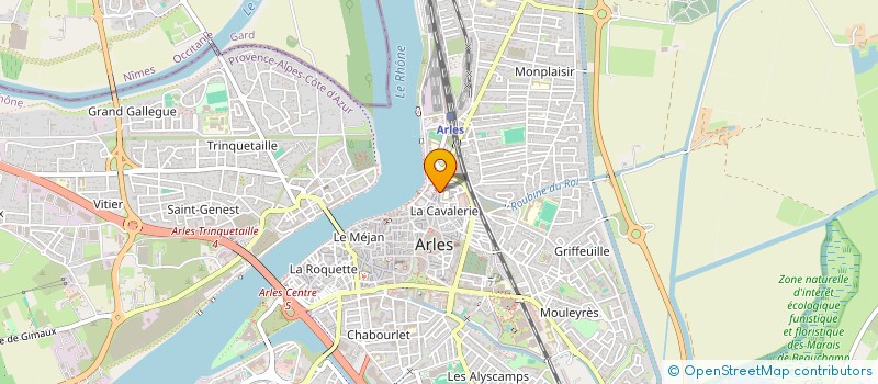 localisation de l'entreprise LA GOURMANDE à ARLES