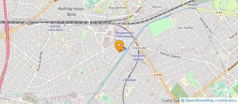 localisation de l'entreprise LA GOURMANDIERE à AULNAY SOUS BOIS