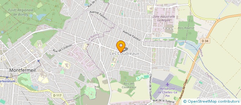 localisation de l'entreprise LA GOURMANDINE  CHELLES