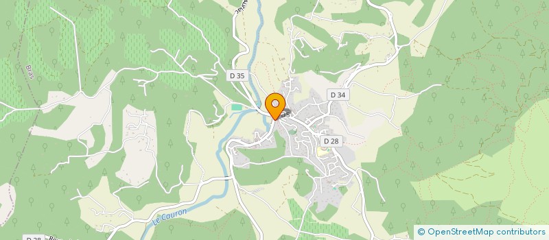 localisation de l'entreprise LA GOURMANDINE à BRAS