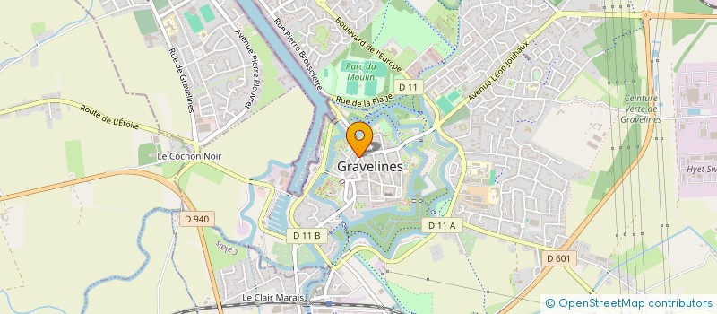 localisation de l'entreprise LA GOURMANDINE à GRAVELINES