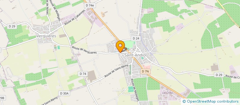 localisation de l'entreprise LA GOURMANDINE  SAINT-ANDIOL