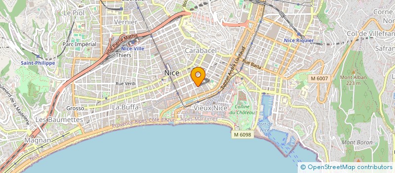 localisation de l'entreprise LA GOURMANDISE à NICE