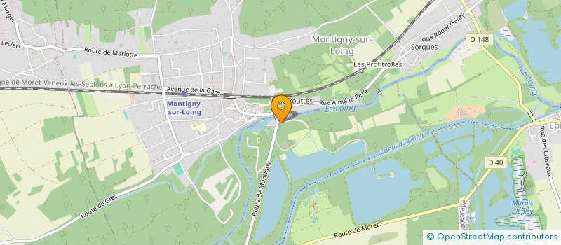 localisation de l'entreprise LA GOURMANDISE  LA GENEVRAYE