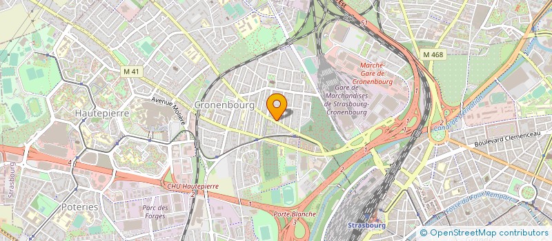 localisation de l'entreprise LA GOURMANDISE à STRASBOURG