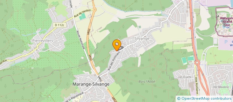 localisation de l'entreprise LA GOURMANDISE à MARANGE-SILVANGE