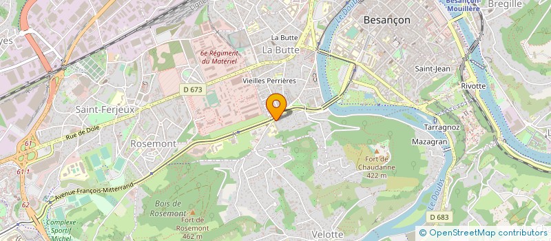 localisation de l'entreprise LA GOURMANDISE à BESANCON