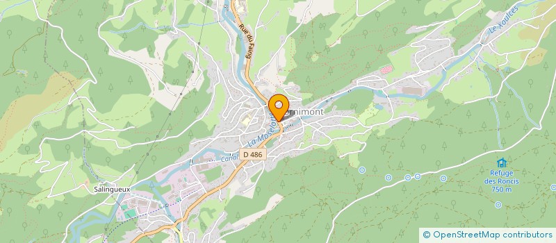 localisation de l'entreprise LA GOURMANDISE  CORNIMONT