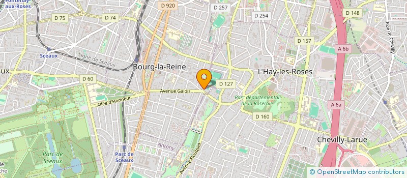 localisation de l'entreprise LA GOURMANDISE à BOURG-LA-REINE